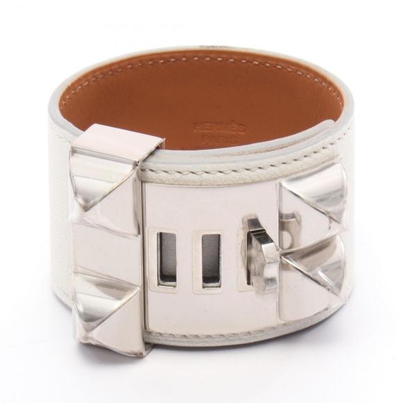 HERMES White Charm Bracelet - Picture 1 of 7